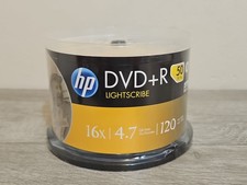 HP LightScribe DVD R 50-Pack Spindle 16x 4.7GB Data 120 Min Video