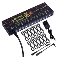 Caline CP 206 Fully Isolated 12 Port Guitar Pedal Power Supply Adapter