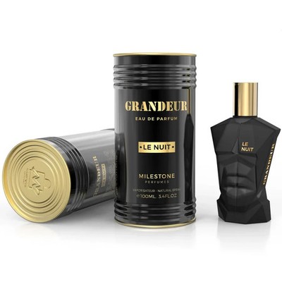 Milestone Grandeur Le Nuit Eau de Parfum for Men 3.4oz/100ml   Bold Fragrance