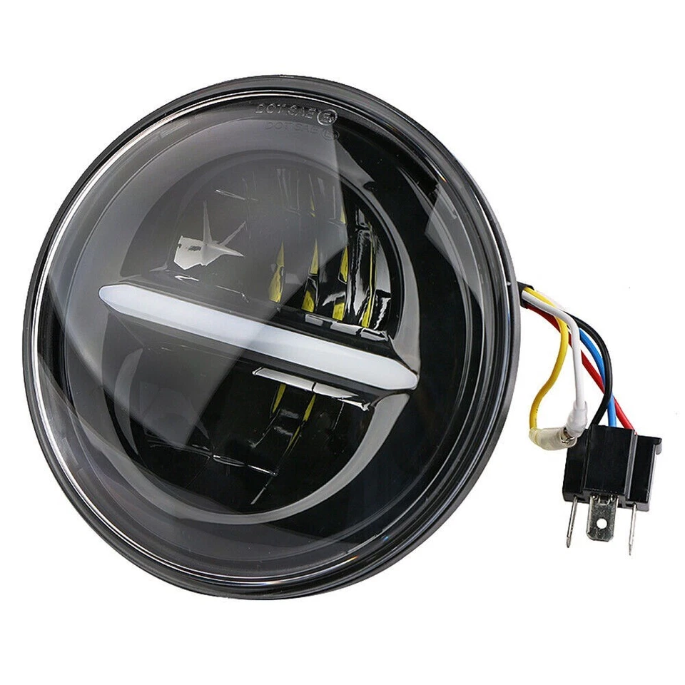 Faro LED moto con soporte para Honda XL 125 100 150 185 250 500 600 750 Foto 3 de 4