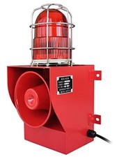 Alarm Siren IP66 Waterproof Outdoor 130Db Horn 45W Security Sirens for Ports, Do