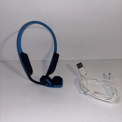 Aftershokz Trekz Titanium Bone Conduction Wireless Headphones Blue AS600 Tested