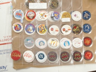 POGS/MILKCAPS McDONALDS NICE LOT OF (59) DIFFERENT MOSTLY HARD TO FIND ONES