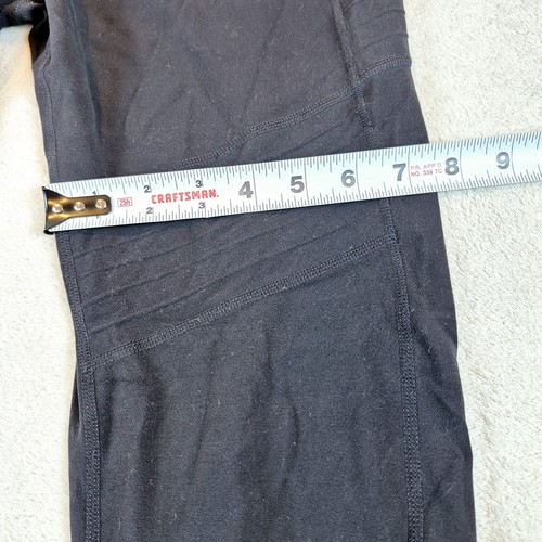 Athleta Ultimate Stash & Side Pockets XLT Tight Pant Women’s Black Yoga Ribbed - Picture 11 of 12