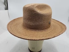 NEW Two Roads Hat Co. Tobin Hill Western Palm Hat. Oak Size: 55S