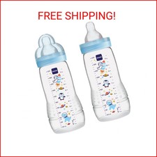 MAM Easy Active Baby Bottle, Switch Between Breast and to Clean, 4 Months, Boy,