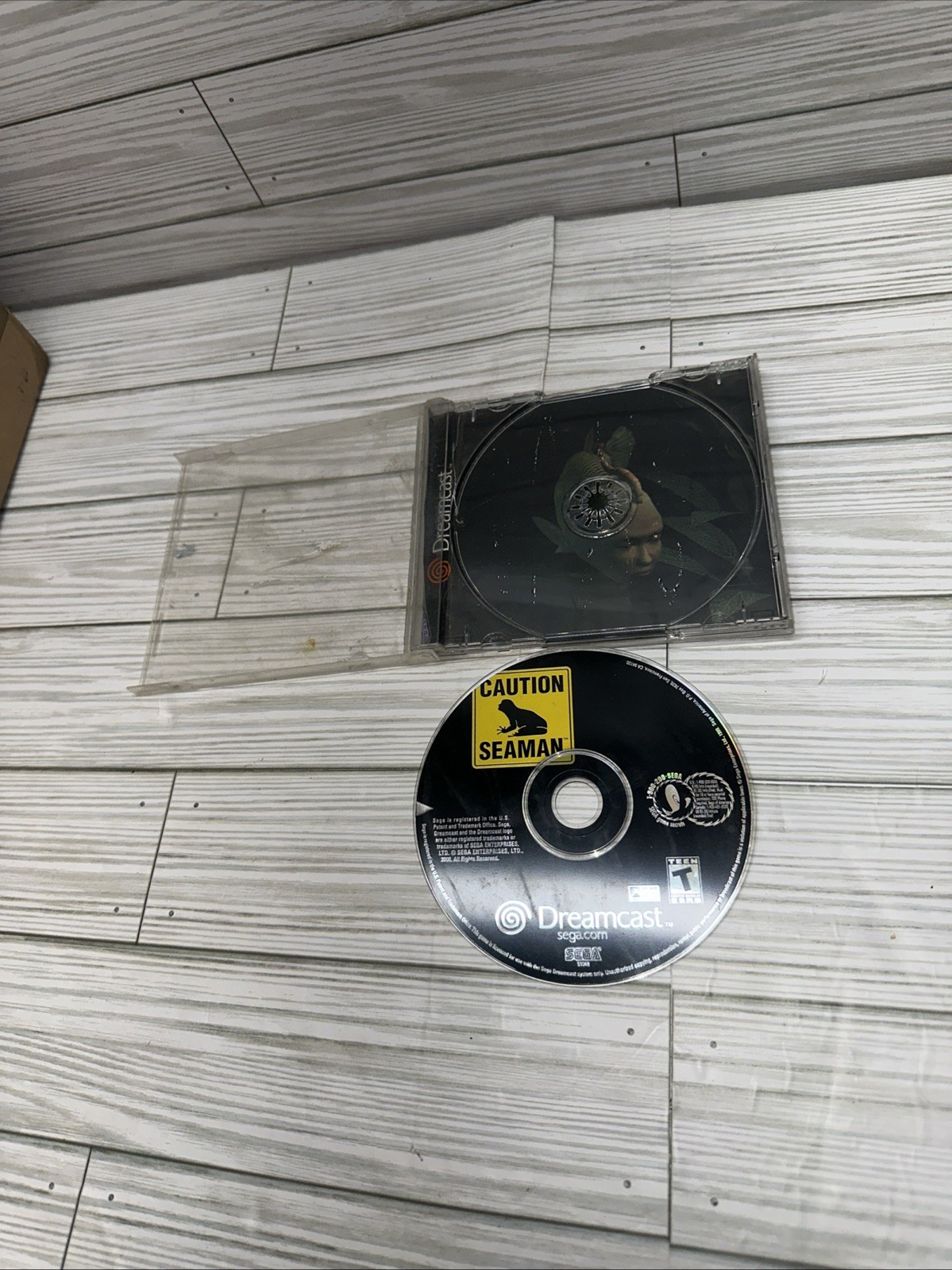 Caution Seaman (Sega Dreamcast - 2000) Game Only No Mic
