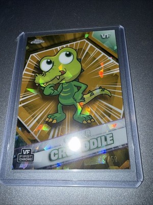 2026 Topps Chrome VeeFriends Sapphire Clever Crocodile Gold Sapphire 49/50
