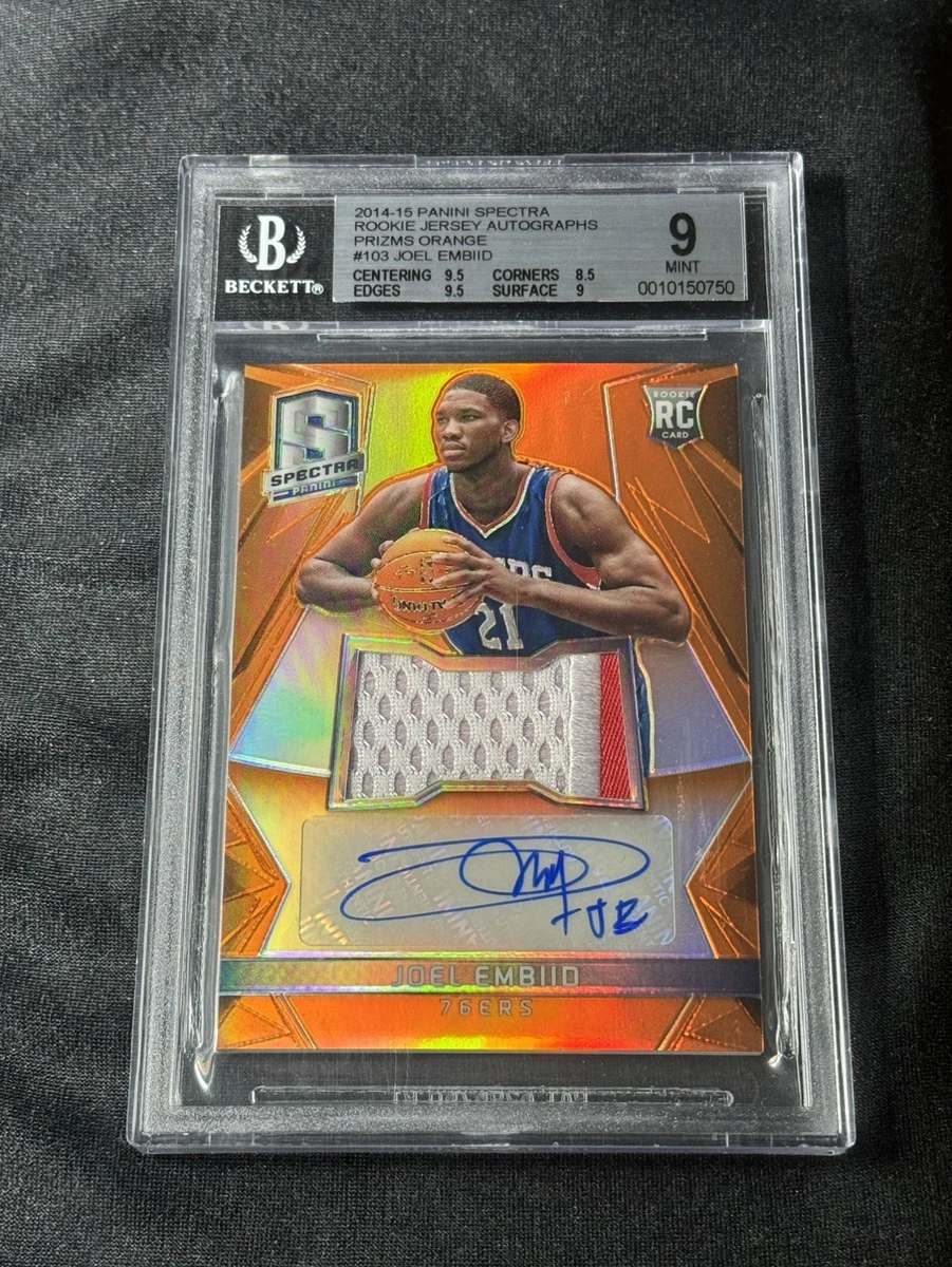 Joel Embiid Serial Numbered Basketball Sports Trading Card Singles