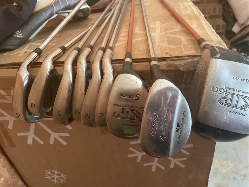 Affinity XP Extreme Playability Set Irons & Woods W/Wilson Putter Steel&Graphite