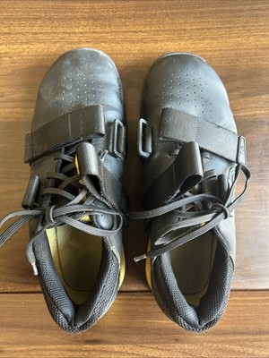TYR L-1 Lifter Shoes, Black, Gold Weightlifting, Squat, Gym  display picture 1
