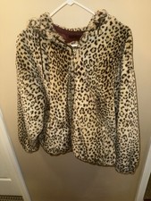 Vintage Leopard print faux fur coat is from IZZI Outerwear
