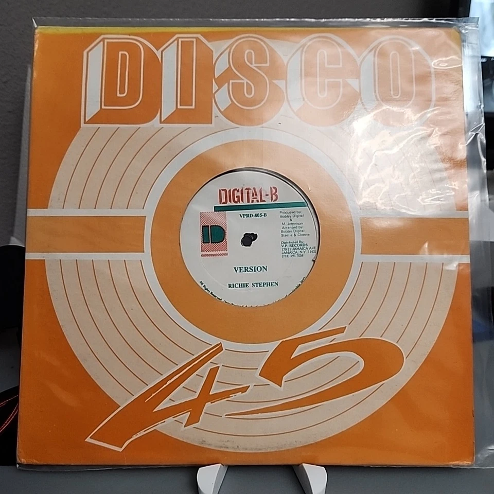 Richie Stephen: Stronger / версия 12 дюймов винил макси сингл регги - Изображение 4 из 4