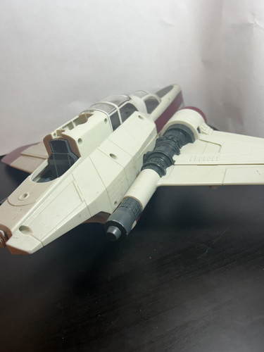 Hasbro Star Wars SAGA 2004 ROTS Clone Wars ARC-170 nave de combate INCOMPLETA - Imagen 9 de 13