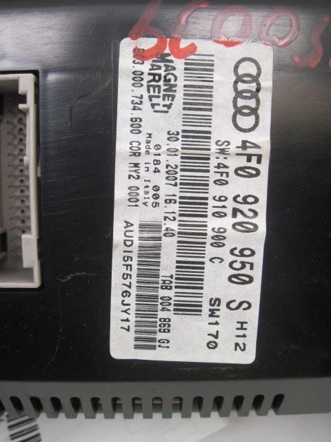 PAINEL DE VELOCIDADES Audi A6 2005 05 2006 06 2007 07 2008 08 756354 - Imagem 4 de 4