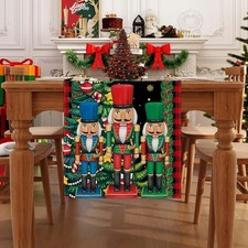 Christmas Table Runner 13" x 72" Nutcracker Christmas Holiday Winter Decorations