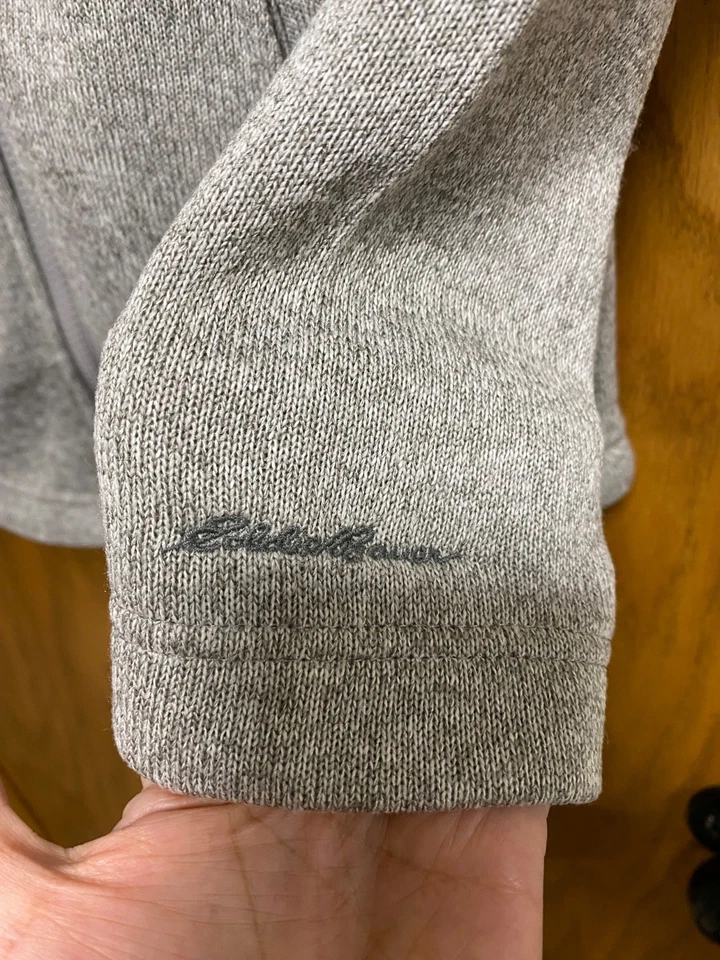 Chaqueta con Capucha Eddie Bauer Mujer Radiador Polar Cremallera Completa - GRANDE - GRIS - NUEVA CON ETIQUETAS Foto 4 de 4