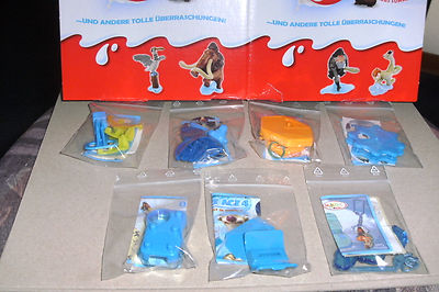KINDER JOY ICE AGE 4 2012 (D) - KOMPLETTSATZ SPIELZEUG MIT ALLEN BPZ