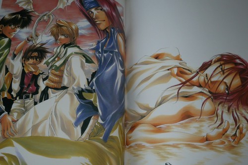 JAPAN Kazuya Minekura Illustrations: Backgammon #2 (Saiyuki & Other Art Book) - Picture 10 of 12