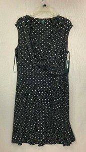 macy's ralph lauren polka dot dress