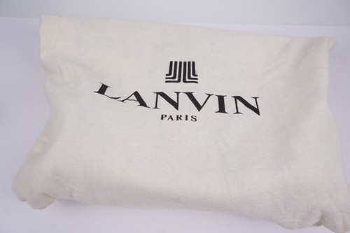 Lanvin Paris Bone Purse Leather Soho Buckle Strap Shoulder Bag Crossbody Bag - Picture 13 of 14