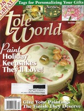 TOLE WORLD - DECEMBER 2004 - DECORATIVE ART