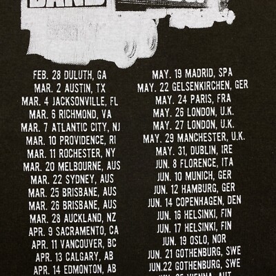 Bruce Springsteen & The E Street Band 2003 Tour Concert T-Shirt