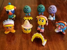 Vtg McD 1989 Fry Guys Happy Meal Toys Lot of 8 Guys; 19 Mix Match Pieces Total