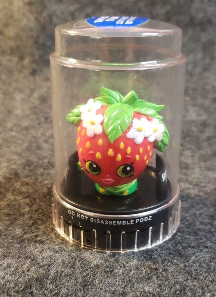 PODZ Good Grow Shopkins Strawberry Kiss Stackable Collectible Toppers  (c3b5)