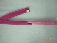 Gourd Dance Sash Hot Pink with 14" Pink Fringe