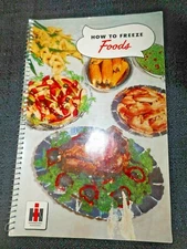 International Harvester 1951 VINTAGE How To Freeze Foods Cookbook Recipe Book GU