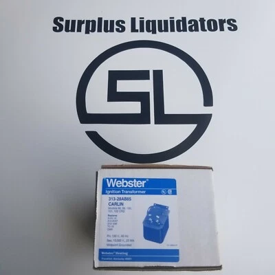 Brand new in original packaging: Webster Ignition Transformer 313-28AB85 CARLIN