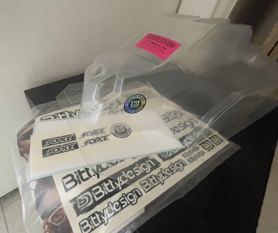 Bittydesign "Force" 1/8 Buggy Body (Clear) - Image 3 of 4