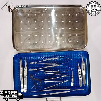 New Micro surgery set Micro needle holder scissors Micro Surgical instruments