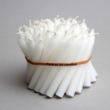 White Christingle Candles 4