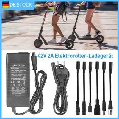 36V 42V Lithium Battery Charger w/Adapter Kit For Xiaomi Electric Scooter E-Bike