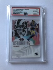 Cooper Kupp MVP PSA 10-2019 Illusions Astounding Red 37/50  POP 1  RARE
