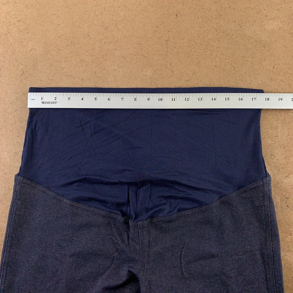 Nuevas Leggings No Nonsense Para Mujer Maternidad Talla L/XL Denim Lavado Oscuro Foto 4 de 4