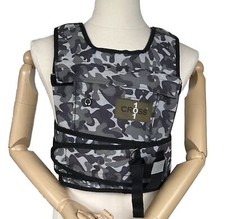 Cross 101 Adjustable Weighted Vest, 15 lbs Camouflage W Phone Pocket. Unisex