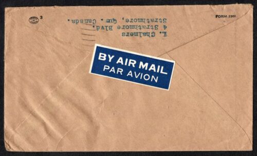 1951 Canada First Day Cover – Historic Transports Series–Airmail to Switzerland - Picture 3 of 3