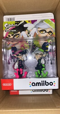 Splatoon 2 Callie and Marie  Squid Sisters Amiibo 2 Pack - IN HAND READY TO SHIP