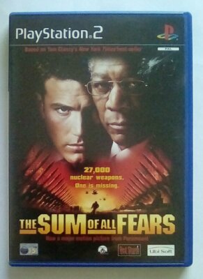 The Sum Of All Fears Playstation 2 Two PS2 PSTwo PS