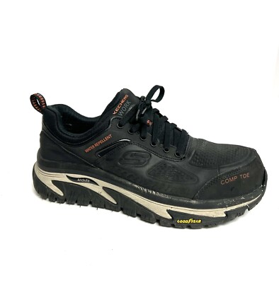 Skechers Mens Arch Fit Road Walker Sneaker Black M