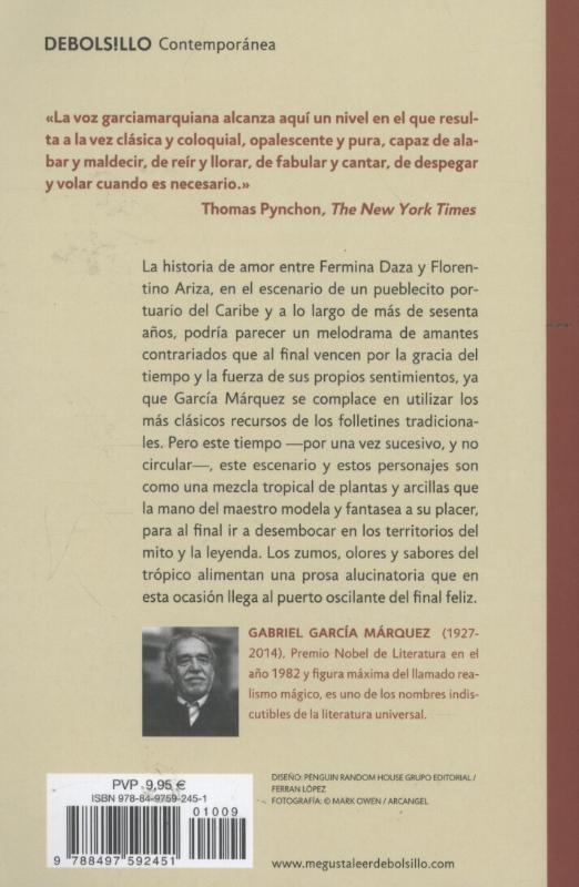 Thumbnail - El Amor En Los Tiempos Del Cólera Gabriel García Márquez Taschenbuch