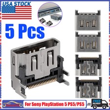 5Pack PS5 HDMI Port Connector Socket Replacement For Sony PlayStation 5 HDMI