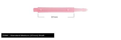 Harrows Clic Standard Medium 2ba Dart Shafts - Pink