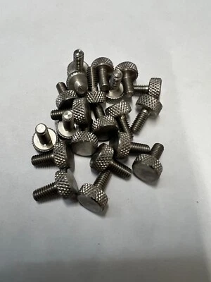 SPERRY AUTOMATICS CO Knurled Thumb Screw Stainless Steel 8-32 Thread 3/8 length - 10 Pieces - 7128