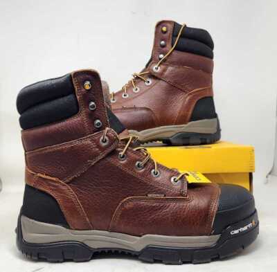 Men's 12W Carhartt 8'' Ground Force waterproof composite toe work boot CME8355 12