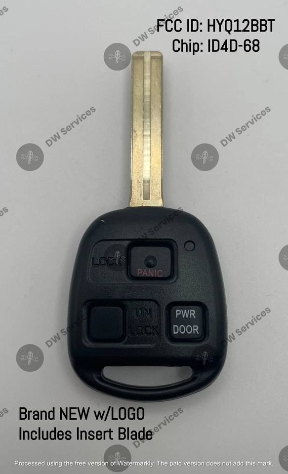 ¡NUEVO! Mando a distancia Lexus ES330 RX330 RX400h RX350 SC430 LS43 HYQ12BBT 4D68 Foto 2 de 4