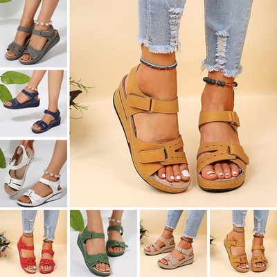 Damen Orthopädische Sommersandalen Freizeitsandalen und Hausschuhe